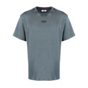 Svart Logo T-skjorte Casual Stil