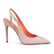 Lakkskinn Slingback Pumps