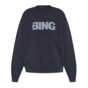 Sweatshirt med logo