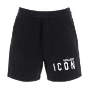 Bomull Logo Bermuda Shorts