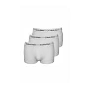 Hvit Bomull Stretch Boxershorts