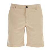 Tencel Gabardine Bermuda Punch Shorts