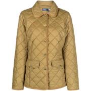 Isolert Puffer Dunjakke Beige