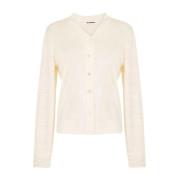 Beige Ull Silke Cardigan