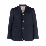 Navy Blue RWB Stripe Blazer