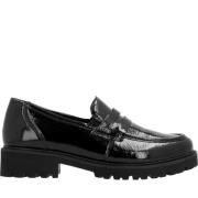 Elegant Sorte Lukkede Loafers Damesko