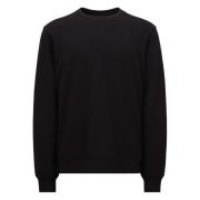 Crewneck Sweatshirt med Logolapp