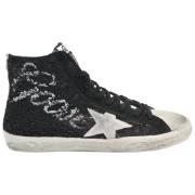 Svart Glitter Francy Sneakers