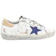 Superstar White Blue Star Sneakers