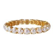 Gia Stud Bracelet - Pearl