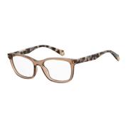 Beige Acetat Damebriller med Skive