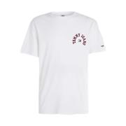 Urban College Tee Hvit Bomull