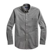 Slim Fit Garment-Dyed Oxford Skjorte