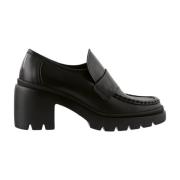 Sorte Loafers for Kvinner