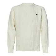 Klassisk Hvit Crewneck Sweater Aw24