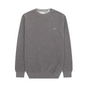 Bomull Pique Crew Neck Sweater