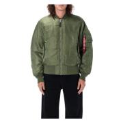 Sage Green Ma-1 Bomber Jacket