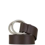 Pre-owned Leather belts