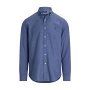 Blå Polo Ralph Lauren Custom Fit Performance Twill Shirt Skjorte