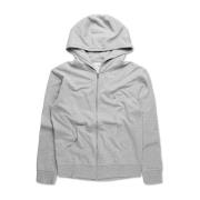 Grå Panos Emporio Element Hood Melange Genser