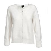 Offwhite Cardigan med Frontknapper