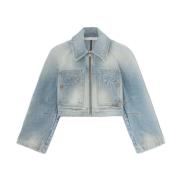 Paris Cropped Denim Denim Jakke