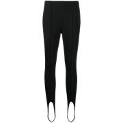 Casual Svarte Leggings med Polyester