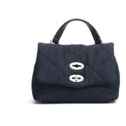 Denim Polstret Babybag