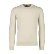 Beige Rund Hals Genser