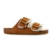 Arizona Bold Shearling Sliders