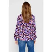 Blomstrete Bluse