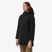 Svart Bonded Femme Kway Jakke