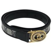 Pre-owned Leather belts