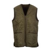 Grønn Polarquilt Waistcoat Zip Kåpe