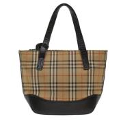 Pre-owned Beige Stoff Burberry Tote