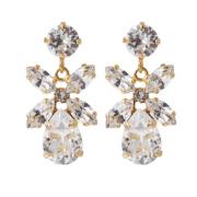 Gull Caroline Svedbom Mini Dione Earring Gold Crystal Ã_x0098_redobber