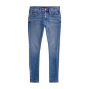 Slim Fit Fem Lomme Jeans