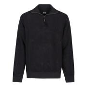 Diagonal Polokrage Sweatshirt