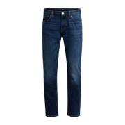 Slim Fit Mørkeblå Stretch Denim Jeans