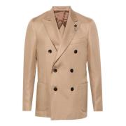 Beige Twill Weave Special Blazer