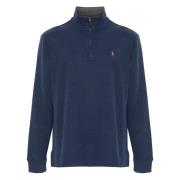 Bomull Half-Zip Strikkeplagg