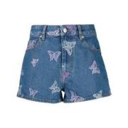 Denim Sommer Shorts for Kvinner