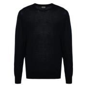 Luksus Ull Crew-Neck Strikkeplagg