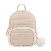 Beige Ryggsekk Bag Stilig Modell