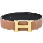 Pre-owned Leather belts