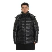 Glossy Quilted Florian Jacket med Hette