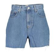 Denim Hot Pant Frynset Shorts