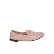 Beige Almond Toe Slip-On s