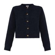 Cardigan med metallknapper