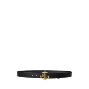 Anchor Logo Leather Belt